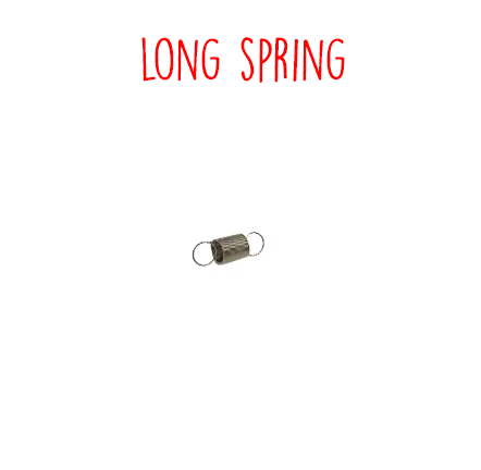 1 Capping Station Spring, Two Sizes of Small Springs for L1800 R1390 Capping Station Basket Repair