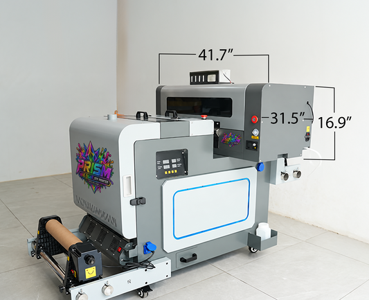 PRISM X9 - 17" 9 Color DTF Printer - CMYK+RGBO+WWWW - Comes with OR without Shaker