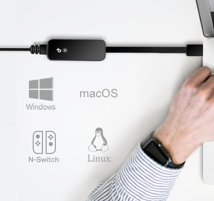USB to Ethernet Adapter (UE306) - Foldable USB 3.0 to Gigabit Ethernet LAN Network Adapter - For Windows, Linux, Apple MacBook OS 10.11 - 12 (Driver Required)