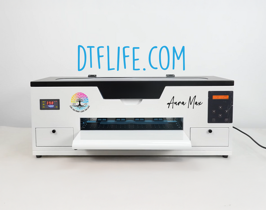 BUSINESS STARTUP PACKAGE - Aura Max A3 DTF Printer + Shaker + Laptop - DHL/FedEx Shipping Included