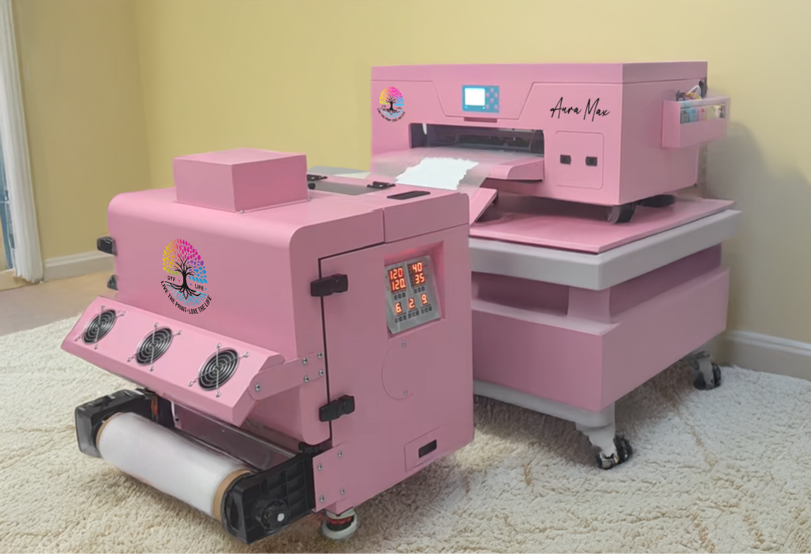 Aura Max Printer + Shaker Curing Oven with Built-In Fume Extractor - DHL Shipping Included