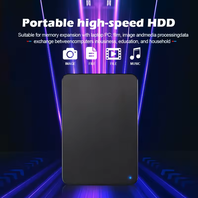 HD External Hard Drive 500GB (465GB Available) - Portable Hard Drive - USB 3.0 High Speed HDD for Laptop PC MacBook PS4 PS5