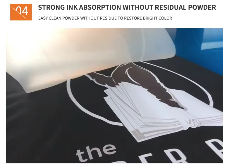 DTF Powder Fine/White - Heat Transfer Printing - DTF Adhesive Powder Stretchy - White Hot Melt Powder