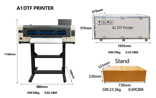Apex Pro 24" DTF Printer Dual i1600 Heads + Shaker Oven - Sea Shipping Included (30+ Days Delivery)