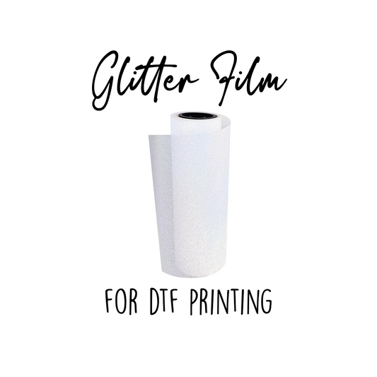 11.8in x Various Lengths GLITTER DTF Film - Cold Peel