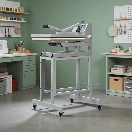 16"x24" White Heat Press with Stand - 100V - Shipping Included