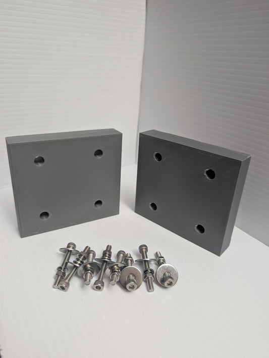 For DTF Life 24" Printers - Heavy-Duty Roll Holder Extension Spacers Kit