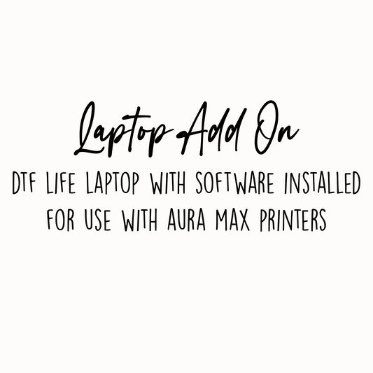 DTF Life Laptop with Software Installed for the Aura Max DTF 13" Printer - Shipping Included in Price