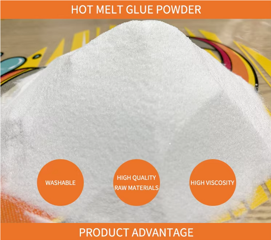 DTF Powder Fine/White - Heat Transfer Printing - DTF Adhesive Powder Stretchy - White Hot Melt Powder